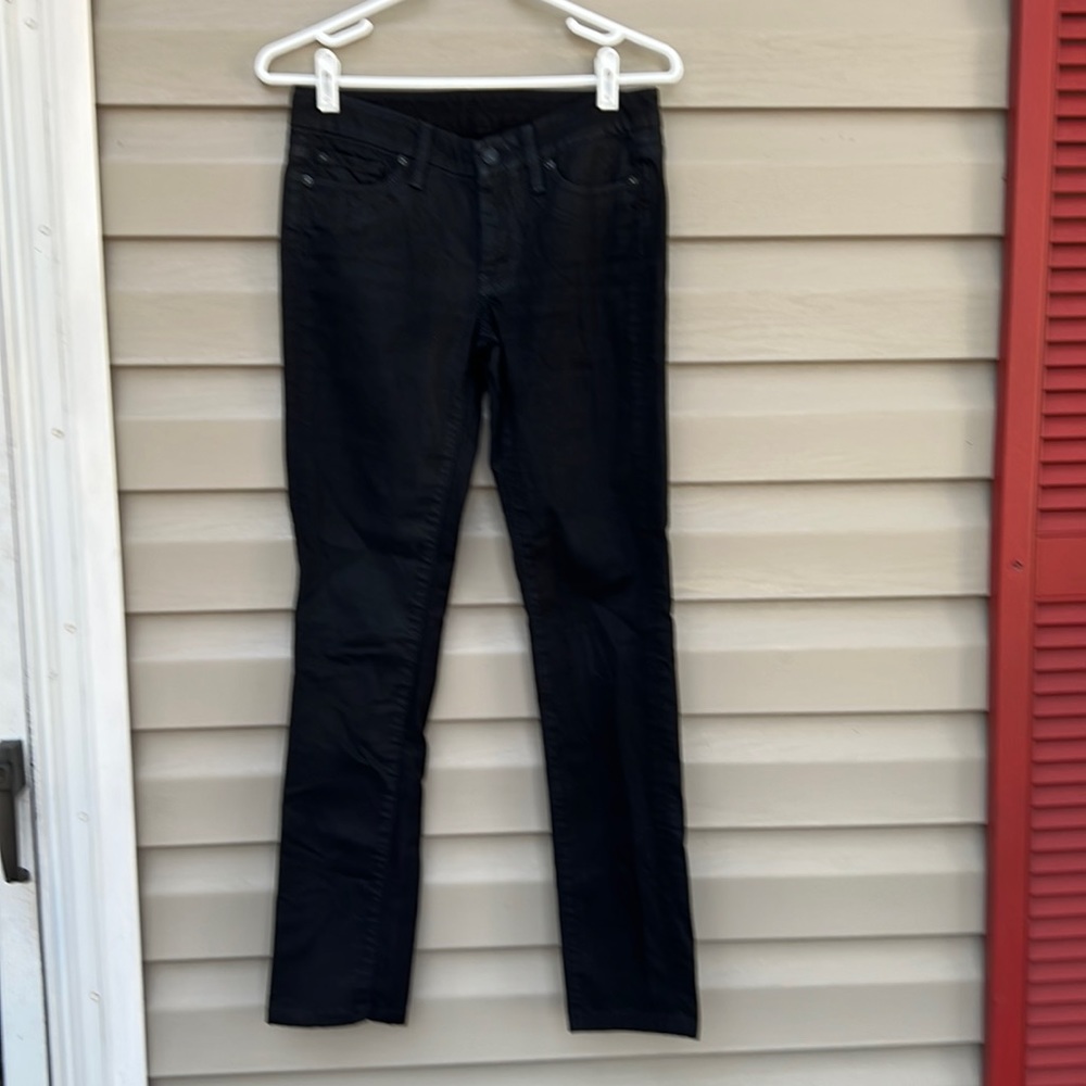 New, 7 for all Mankind womens black jeans